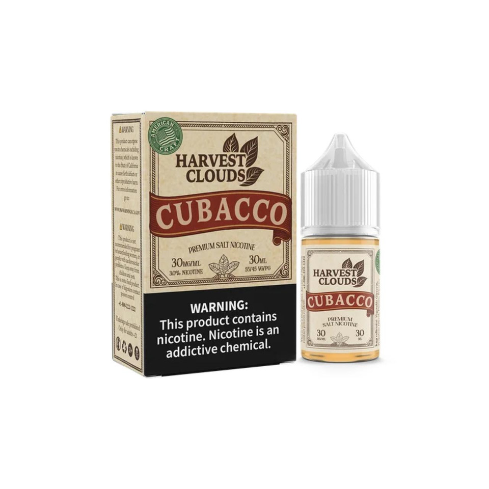 Harvest Clouds Cubacco Salt 30ml E-Juice