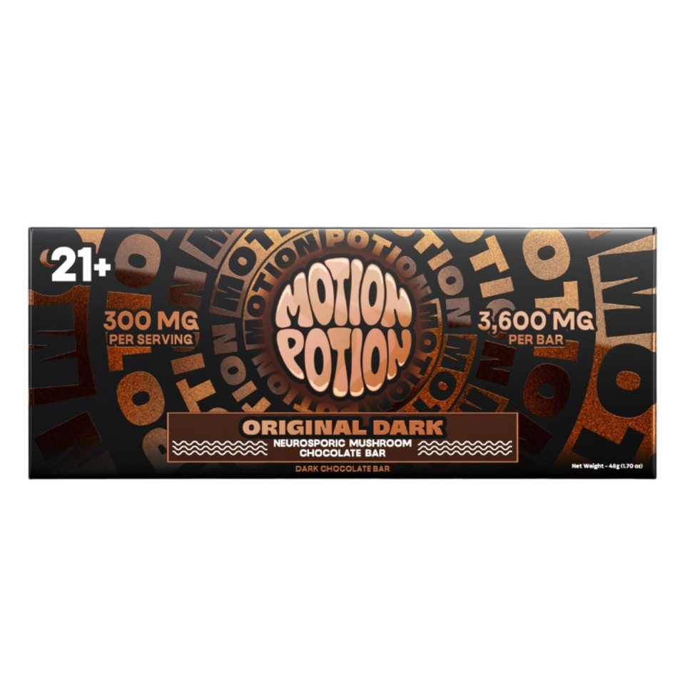 Motion Potion Mushroom Chocolate Bar 300MG Original Dark