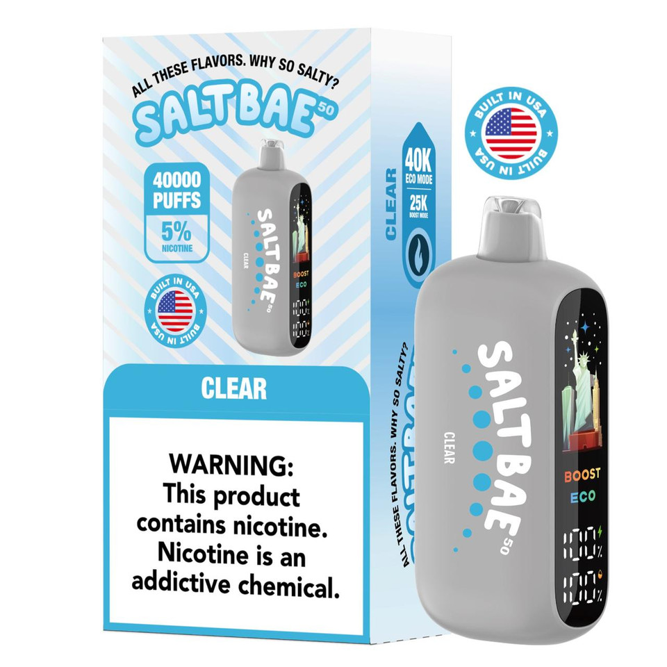Salt Bae 50 40K Puff Disposable Clear