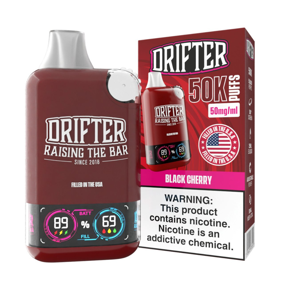 Drifter Bar 50K Puff Disposable Drifter - 50K - Black Cherry