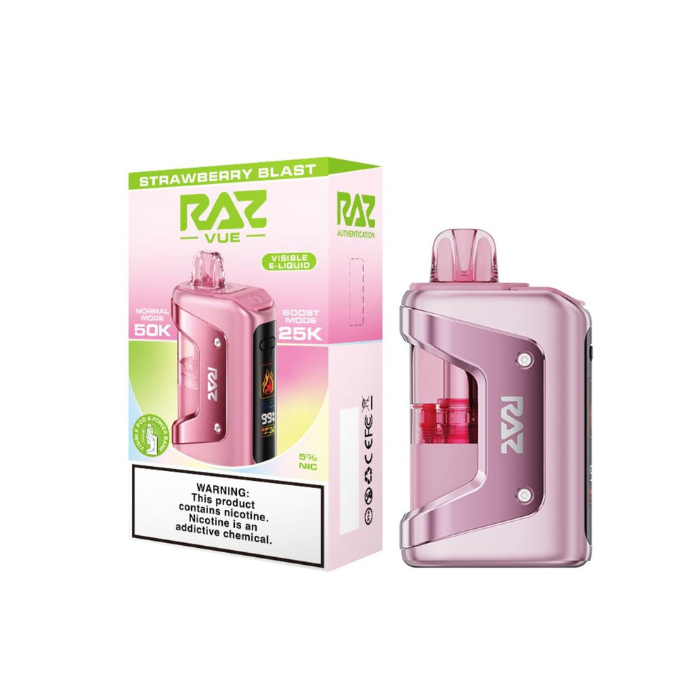 Geek Vape Raz VUE Kit 50K Puff Disposable-Strawberry Blast