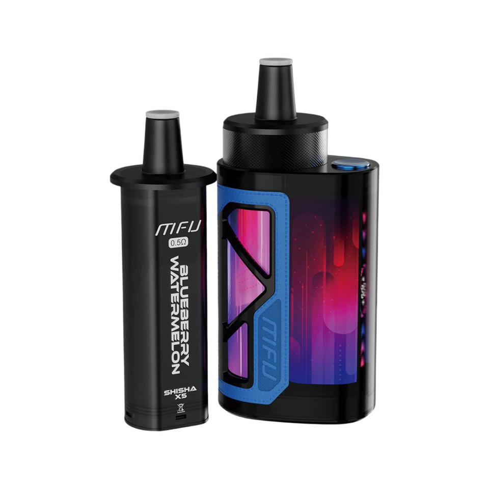 MFU SHISHA X5 Hookah 70K Puff Disposable Blueberry Watermelon