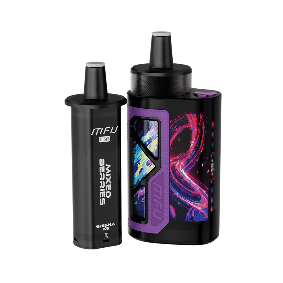 MFU SHISHA X5 Hookah 70K Puff Disposable Mixed Berries