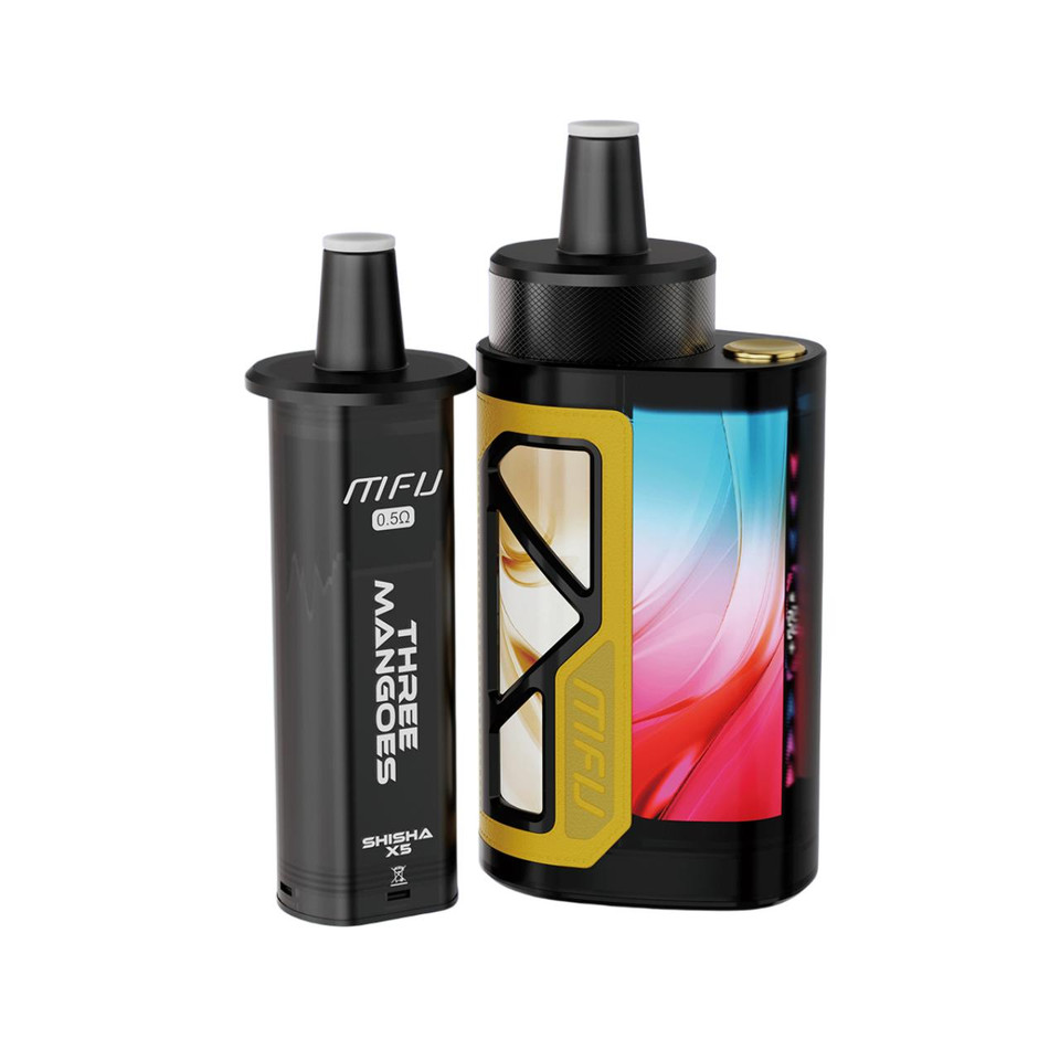 MFU SHISHA X5 Hookah 70K Puff Disposable Three Mangoes