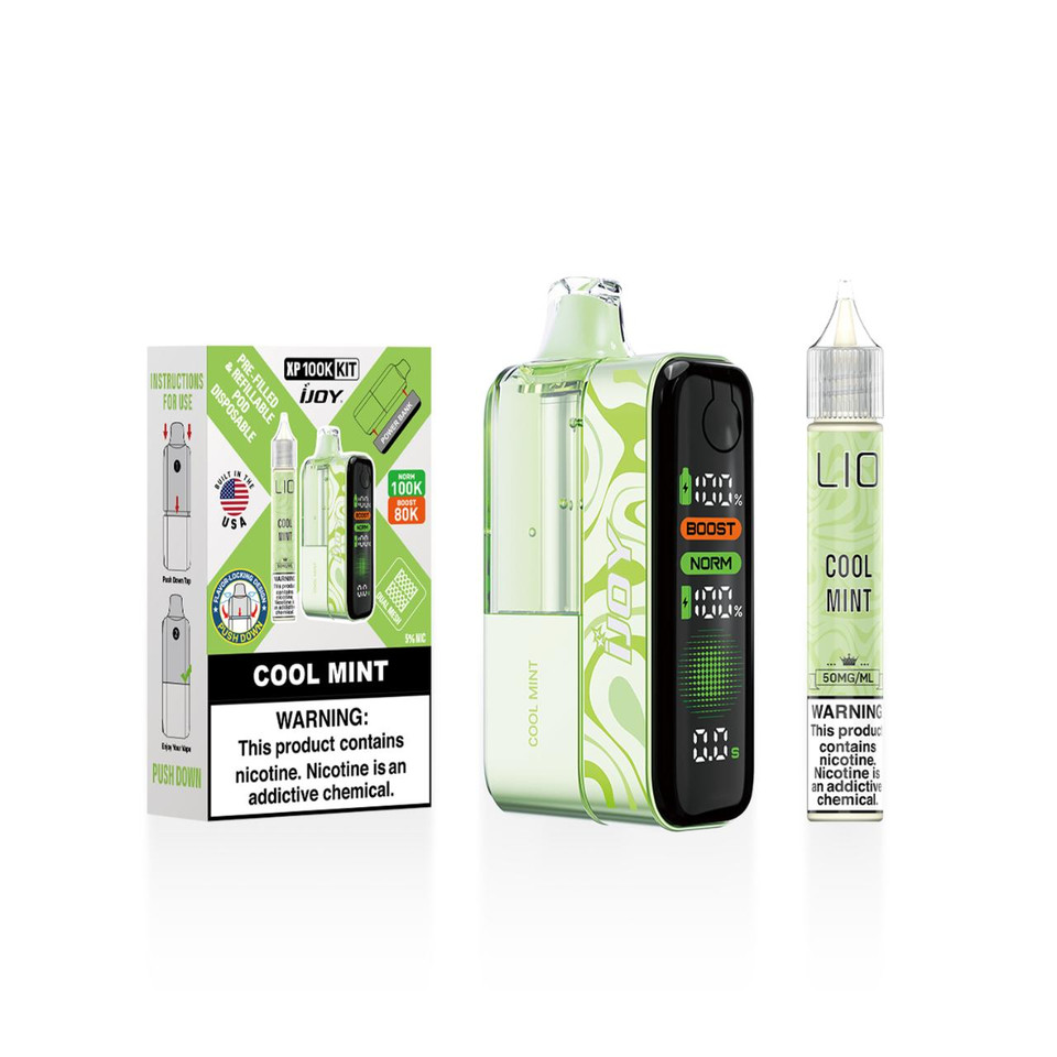 IJoy XP100K Puff Disposable Kit 15ml Bottle-cool mint