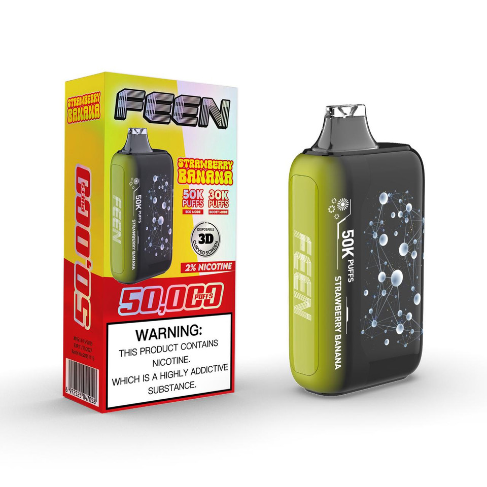 Feen 2% 50K Puff Disposable Strawberry banana