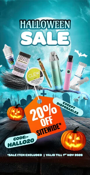 Get 20% off Sitewide - Except Disposable | Use Code: HALLO20