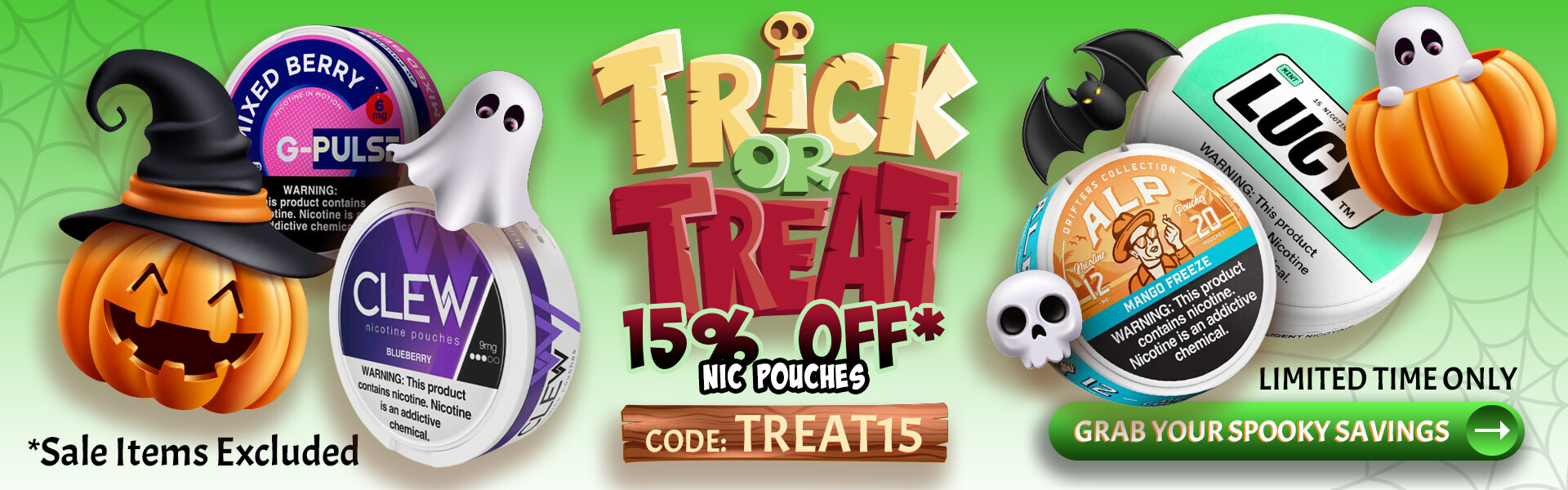 Get 15% off on NIC Pouches