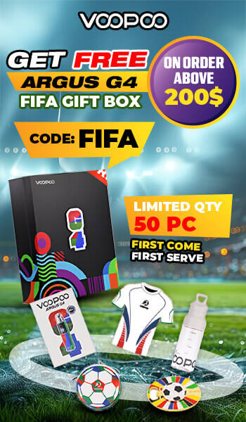 GET - VOOPOO Argus G4 FIFA Gift Box FREE on $200