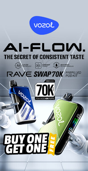 Vozol Rave Swap Disposable (70000 Puffs) - Buy 1 Get 1 Free
