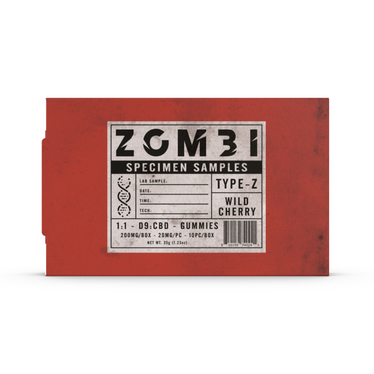 Zombi Specimen Sample Type Z 1:1 Delta-9 CBD Gummies - 200MG - EcmVape