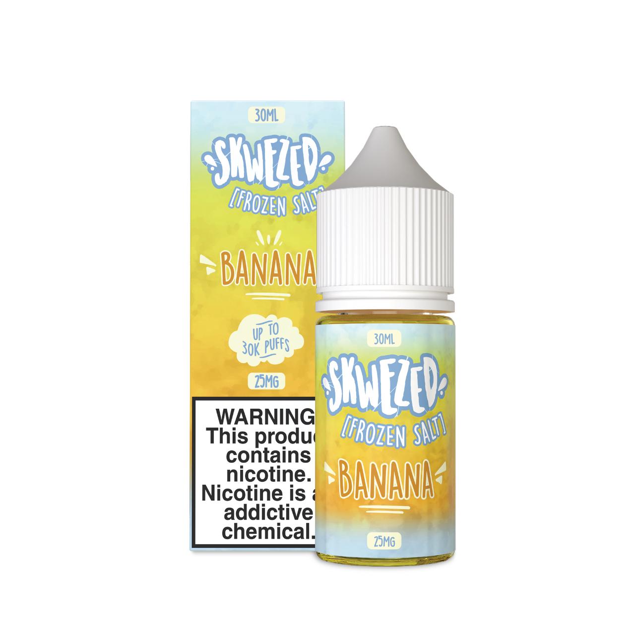 Skwezed Frozen Banana 30ml Salt E-Juice – Top Choice at EcmVape