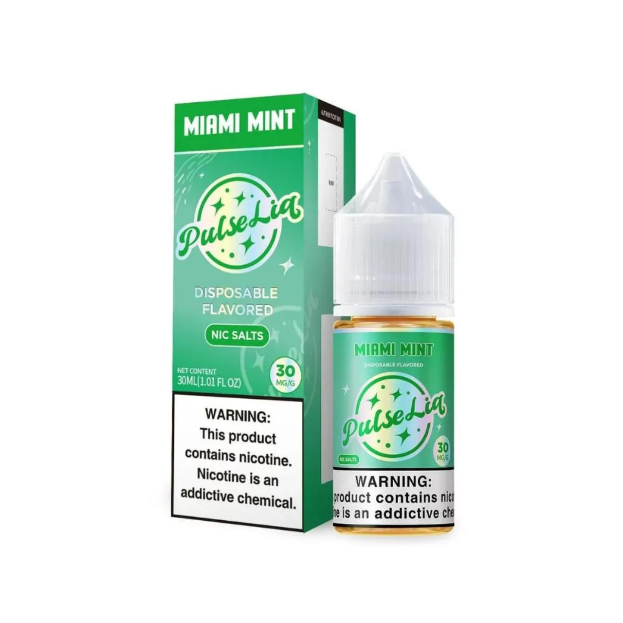 Miami Mint by Pulse Liq Salt 30ml E-Juice | EcmVape Miami Mint by Pulse Liq Salt 30ml E-Juice | EcmVape