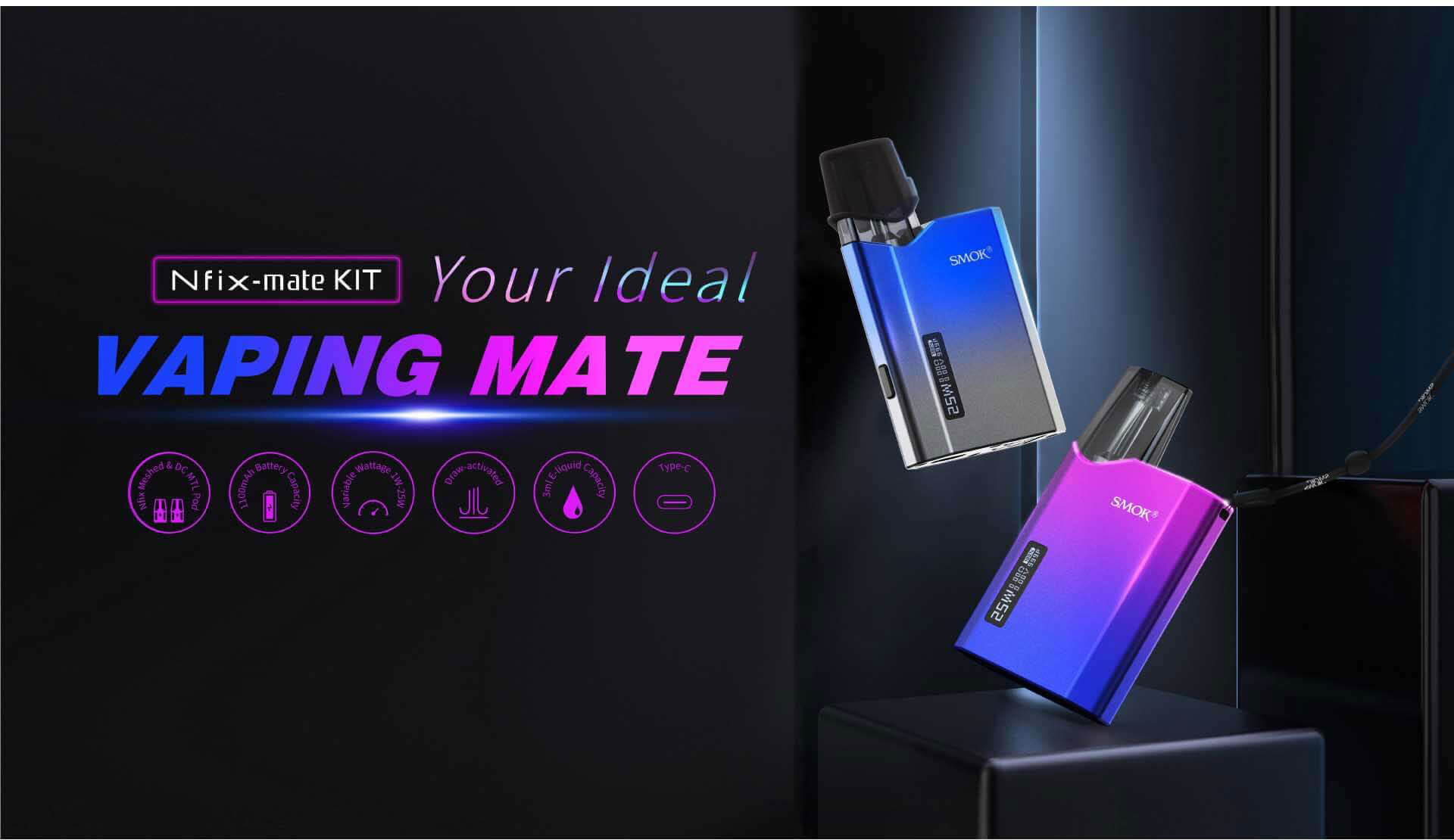 Shop SMOK NFIX MATE Kit - ECigMafia