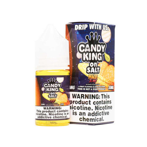 Peachy Rings Salt E-Liquid 30ml by Candy King on Salt E-Juice