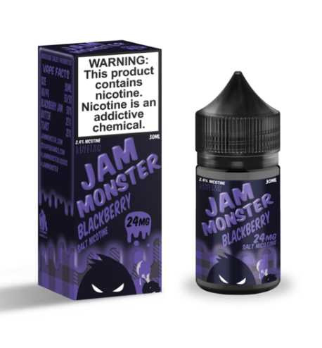Blackberry Salt E-Juice by Jam Monster E-Liquid 30ML