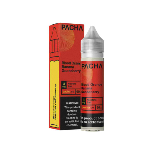 Pacha Blood Orange Banana Gooseberry Synthetic Nicotine 60ml E-Juice