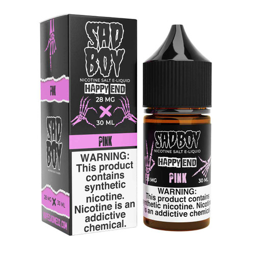 SadBoy Happy End Pink Synthetic Nicotine 30ml Salt E-Juice