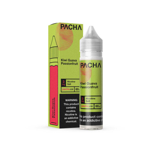 Pacha Kiwi Guava Passionfruit Synthetic Nicotine 60ml E-Juice
