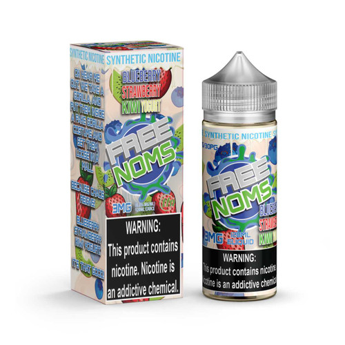 Free Noms Blueberry Strawberry Kiwi Yogurt 120ml TFN E-Juice