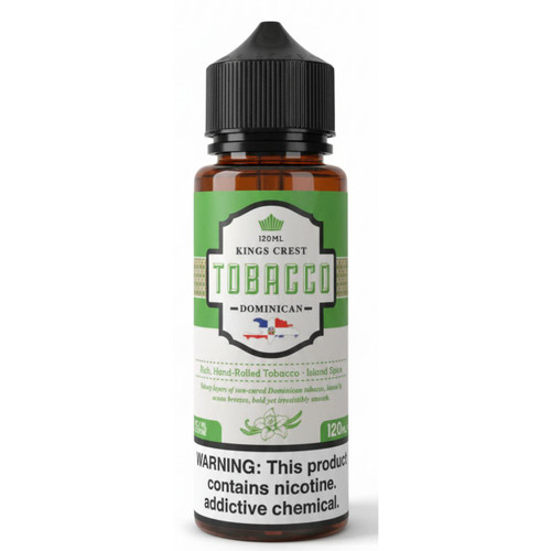 King's Crest Dominican Tobacco 120ml E-Juice