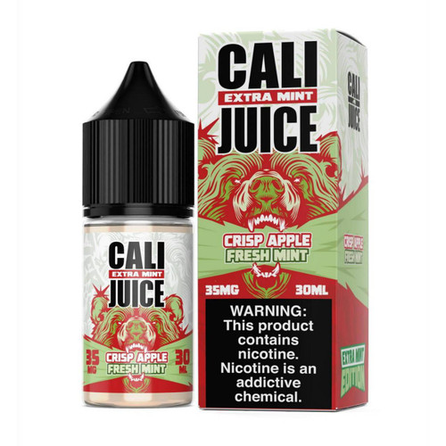 crisp vape juice Cali Juice Extra Mint Crisp Apple Fresh Mint Salt E-Juice