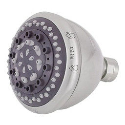 Whedon Rainbo Massage Series FP74C Shower Head, 2.5 gpm, 1/2 in Connection, 7-Spray Function, Chrome available at Hep Sales & North Main Lumber image number 1