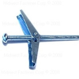 Midwest Fastener 12043 Toggle Bolt, 1/8 in Thread, 2 in OAL, Zinc, 1/PK available at Hep Sales & North Main Lumber image number 1