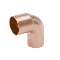 Streamline W 02344 Street Pipe Elbow, 1 in, Sweat x FTG, 90 deg Angle, Copper, 700 psi Pressure available at Hep Sales & North Main Lumber image number 1