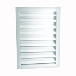 Master Flow DA1212W Dual Louver, 14-3/4 in L, 14-1/2 in W, Aluminum, White available at Hep Sales & North Main Lumber image number 1
