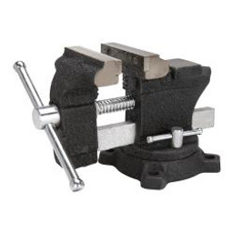 Vulcan JLO-067 Bench Vise, 3-1/2 in Jaw Opening, 1/4 in W Jaw, 2 in D Throat, Cast Iron Steel, Serrated Jaw available at Hep Sales & North Main Lumber image number 1