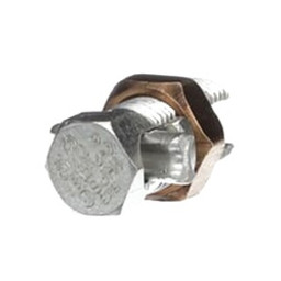 Blackburn 1HPS Split Bolt Connector with Spacer, 8 to 1 AWG Wire, Copper Alloy, Metallic, Electro Tin-Plated available at Hep Sales & North Main Lumber image number 1
