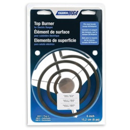 Camco 00143 Top Burner, 240 V, 1250 W, Plug available at Hep Sales & North Main Lumber image number 1