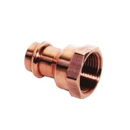 Everflow PCFA1234 Reducing Adapter, 1/2 x 3/4 in, Press x FPT, Copper available at Hep Sales & North Main Lumber image number 1
