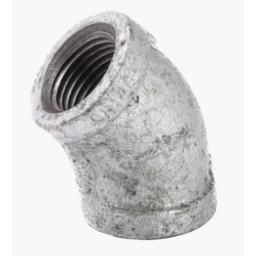 Southland 510-203HN Reducing Pipe Elbow, 1/2 in, 45 deg Angle, Malleable Iron available at Hep Sales & North Main Lumber image number 1