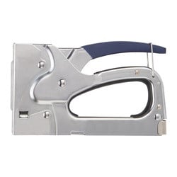 Vulcan JY565A Staple Gun, 85 Crown Staples Magazine, Flat Wire Staples Staple, 10.6, 11.5, 12.3, 12.7 mm W Crown, Silver available at Hep Sales & North Main Lumber image number 1