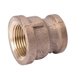 Southland 454-043NL Pipe Reducing Coupling, 3/4 x 1/2 in, FIP, Red Brass, 125 psi Pressure available at Hep Sales & North Main Lumber image number 1