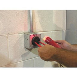 Gardner Bender GVT-392 Solenoid Tester, 120 to 480 VAC, 120 to 240 VDC, Neondicator Display, Functions: Voltage, Red available at Hep Sales & North Main Lumber image number 1