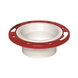 Oatey 43513 Closet Flange, 3, 4 in Connection, PVC, White, For: 3 in, 4 in Pipes available at Hep Sales & North Main Lumber image number 1