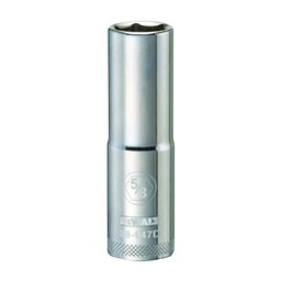 DeWALT DWMT88947OSP Drive Socket, 5/8 in Socket, 1/2 in Drive, 6-Point, Vanadium Steel, Polished Chrome available at Hep Sales & North Main Lumber image number 1