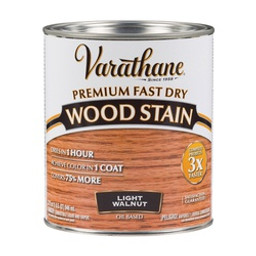 Varathane 262015 Wood Stain, Light Walnut, Liquid, 1 qt, Can available at Hep Sales & North Main Lumber image number 1