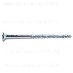 Midwest Fastener 10080 Screw, #10 Thread, 3-1/2 in L, Flat Head, Phillips Drive, Sharp Point, Steel, Zinc, 1 PK available at Hep Sales & North Main Lumber image number 1