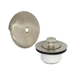 Danco 89239 Tub Drain Trim Kit, Brass, Brushed Nickel available at Hep Sales & North Main Lumber image number 1