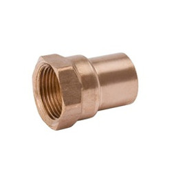 Streamline W 01246 Pipe Adapter, 3/4 in, FPT, Copper, 700 psi Pressure available at Hep Sales & North Main Lumber image number 1
