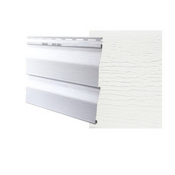 RMC Siding Spiegel Grove Series 20DL4502 Vinyl Siding, White Birch