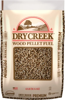 Dry Creek Premium Hardwood Wood Pellets, 40 lb Bag
