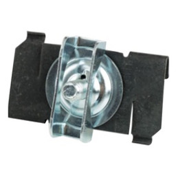 Minerallac SCT3 Twist On T-Bar Clip, Spring Steel, Black, Oil/Zinc Phosphate, Bar available at Hep Sales & North Main Lumber image number 1