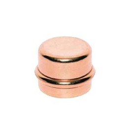 Everflow PTEC0100 Small Pipe Cap, 1 in, Press, Copper available at Hep Sales & North Main Lumber image number 1