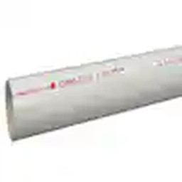 Charlotte Pipe PVC 07600 0600 Pipe, 6 in, 10 ft L, SCH 40 Schedule, PVC, White available at Hep Sales & North Main Lumber image number 1