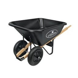 Landscapers Select Wheelbarrow Kit, 8 cu-ft Volume, Poly, 2 -Wheel, Pneumatic Wheel, 16 in Wheel available at Hep Sales & North Main Lumber image number 1